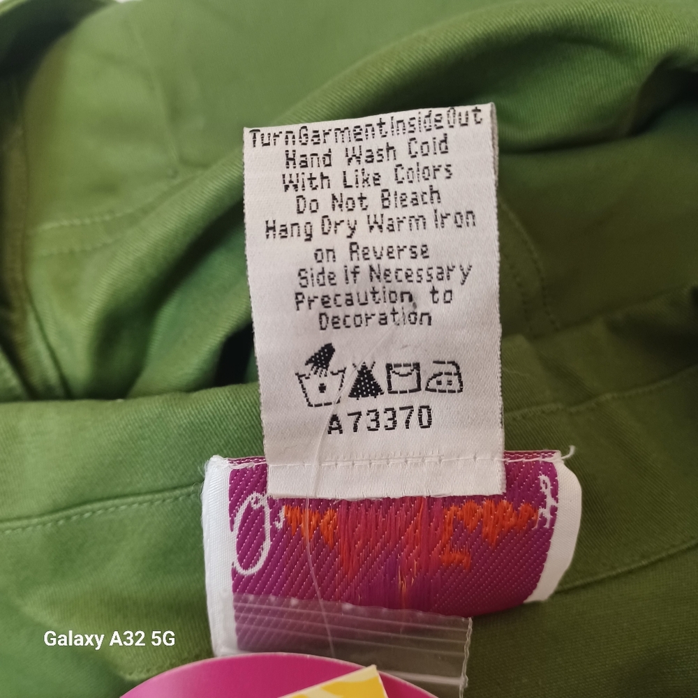 QUAKER FACTORY SIZE 3X Green Embellished Women's Jacket - Picture 12 of 13